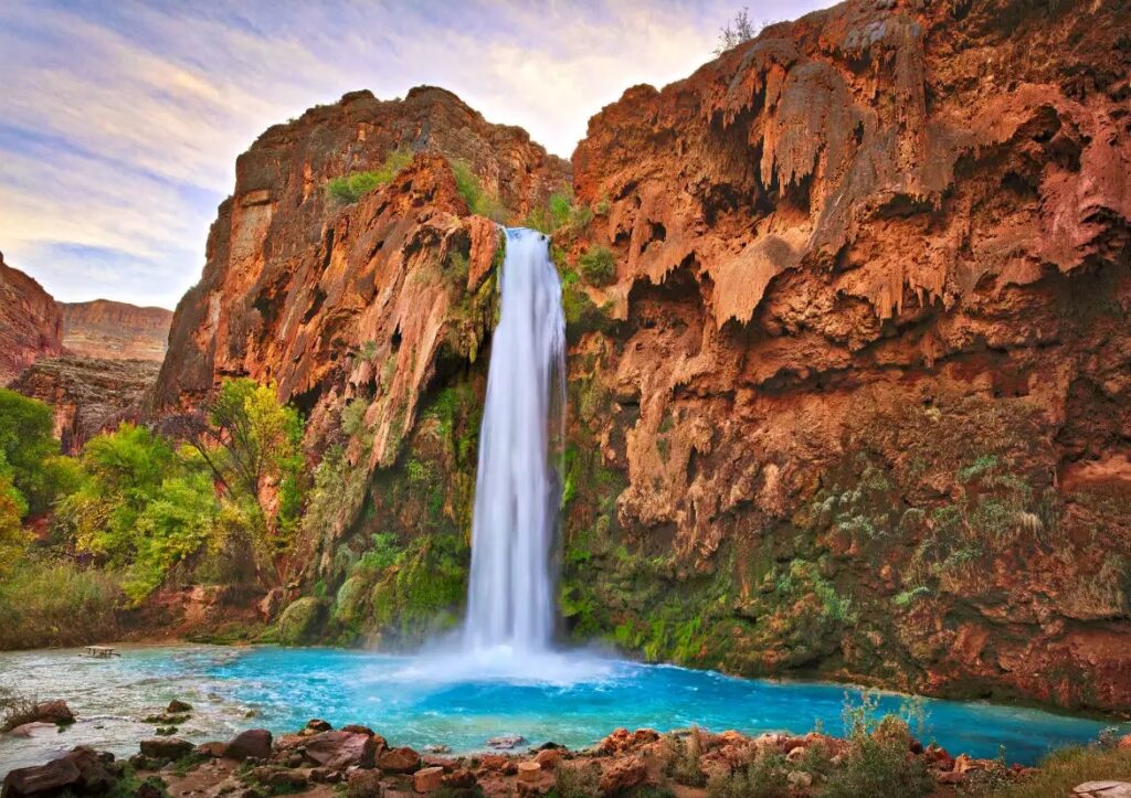 Unveiling America's Hidden Gems: Discovering Secret Treasures Across the Country: Havasu Waterfalls, Arizona