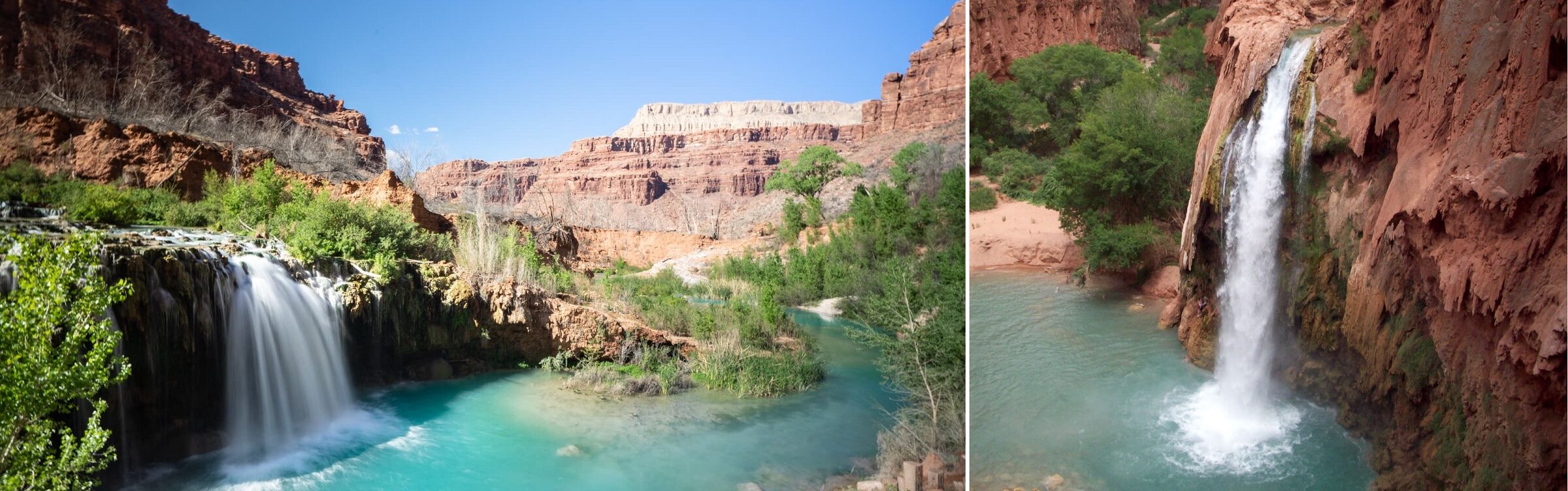 Pristine Waterfalls of Havasu, Arizona