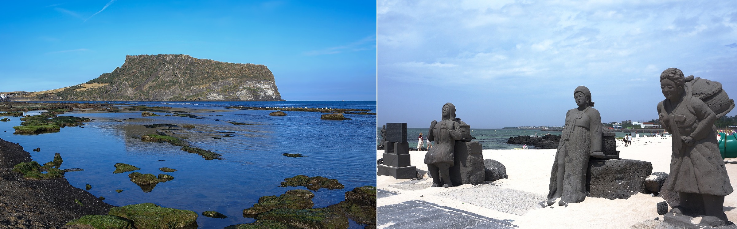 Statue near Seashore Jeju island, South korea