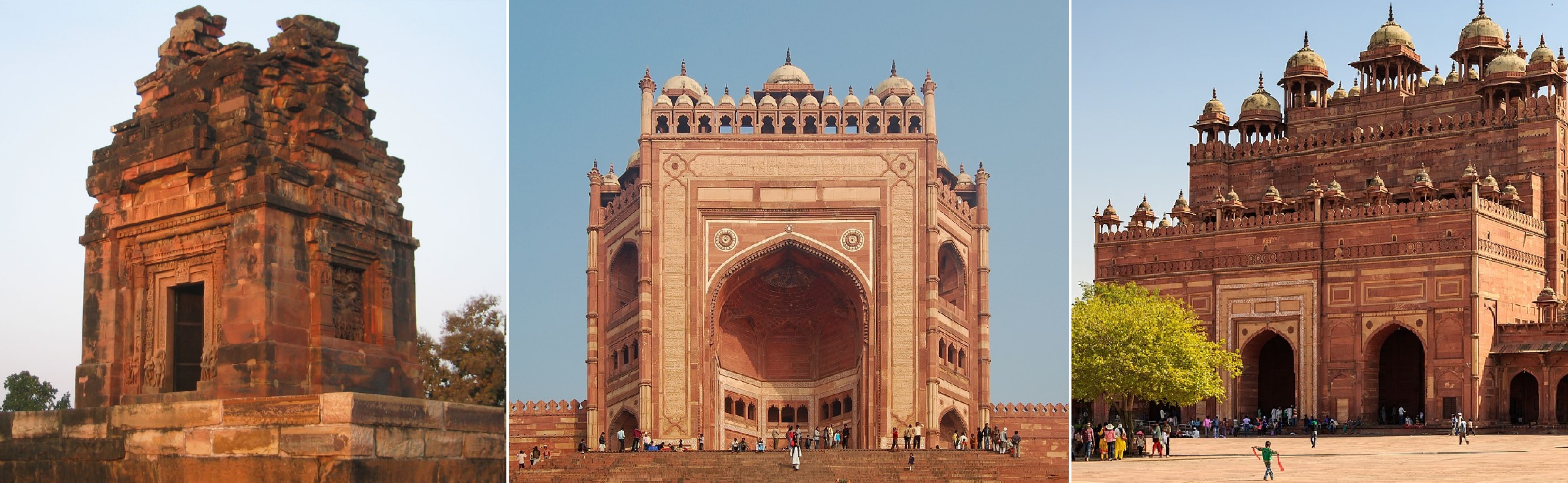 Dashavatara Temple at Deogarh and Buland Darwaza at Fatehpur Sikri