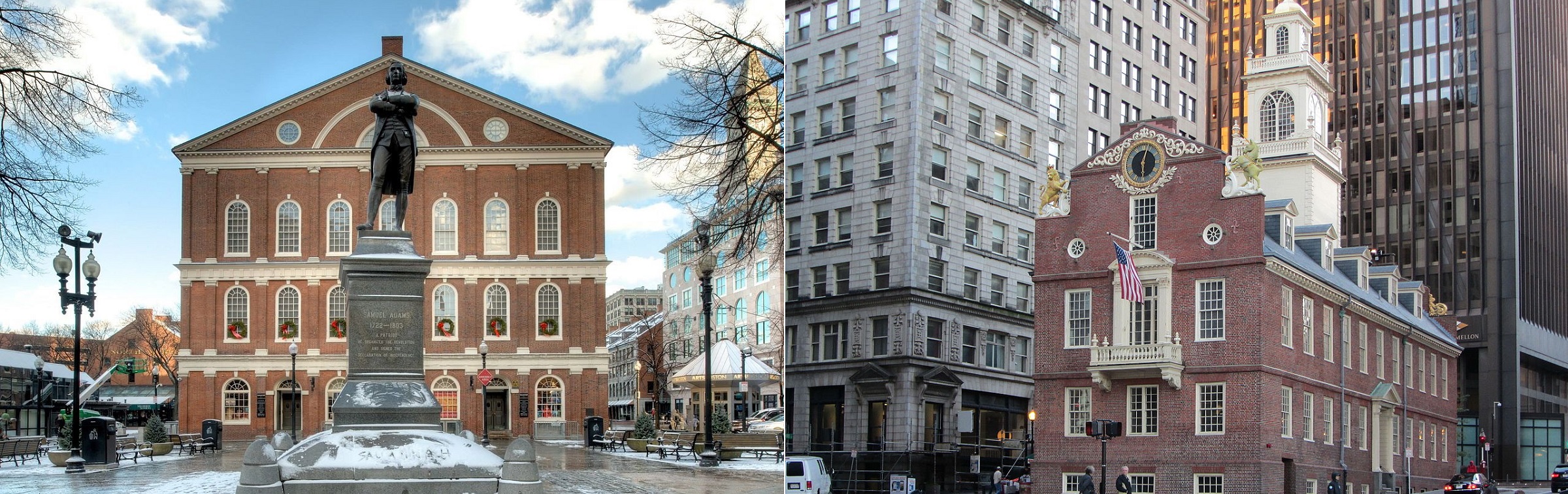 Faneuil Hall and Old State House, Boston