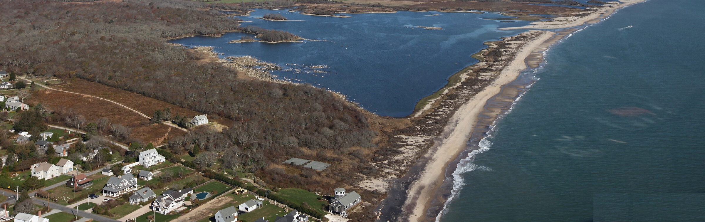 Trustom Pond, a lagoon in South Kingstown