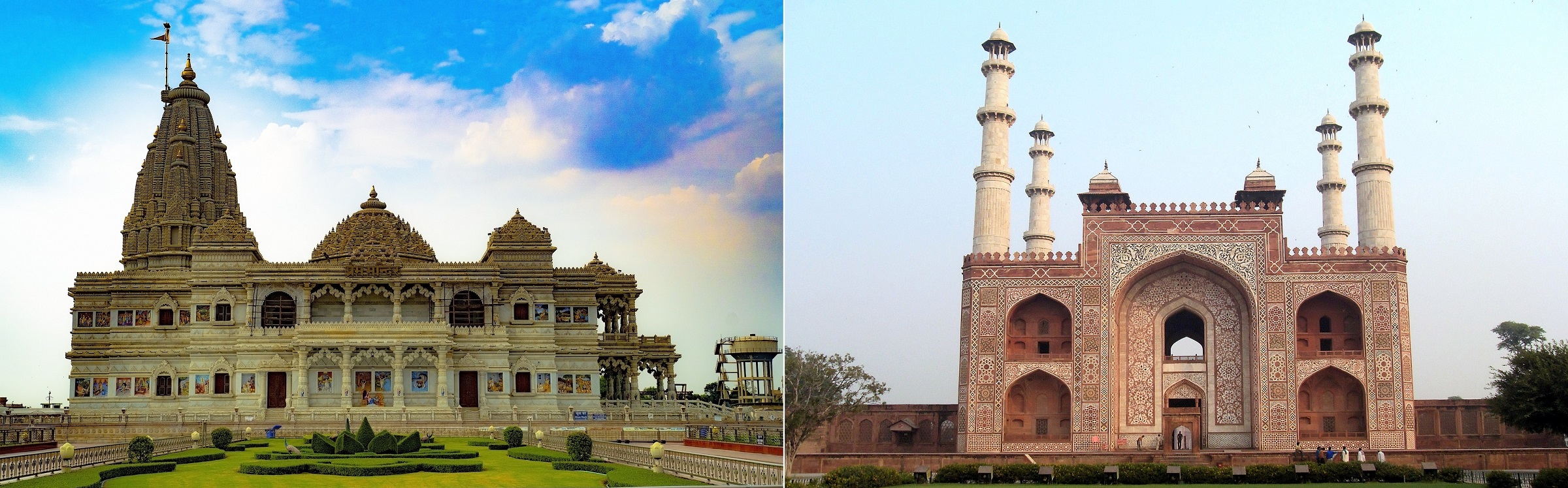 Vrindavan Temple and Mathura Tomb