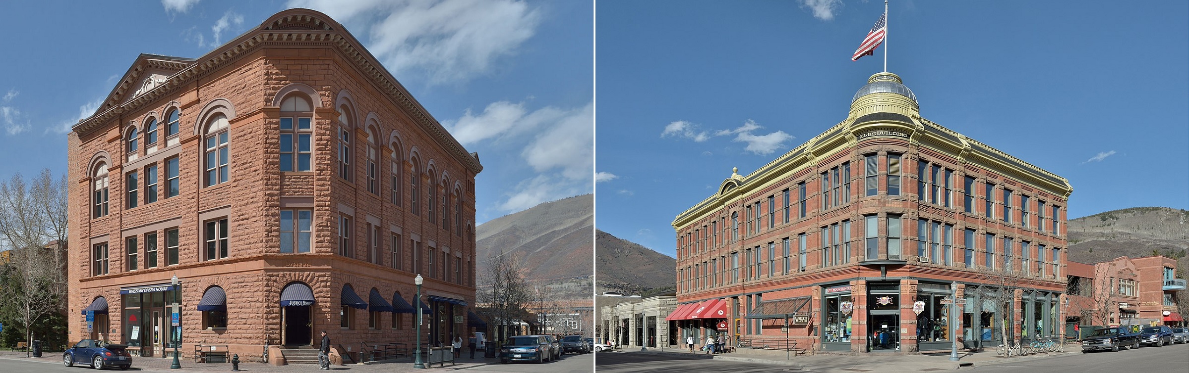 Wheeler Opera House and Elks building