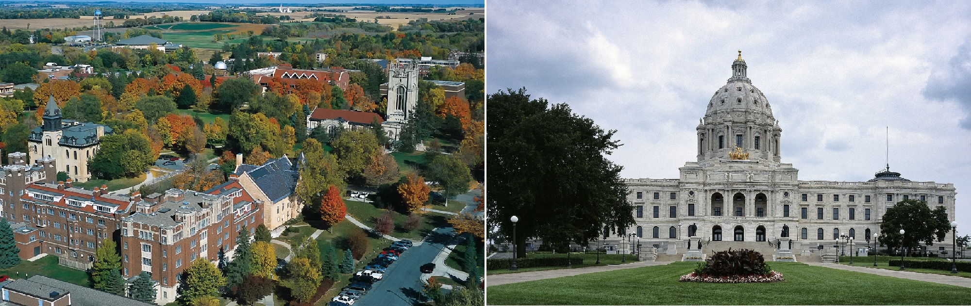 Carleton college, Northfield and State Capitol, Minnesota