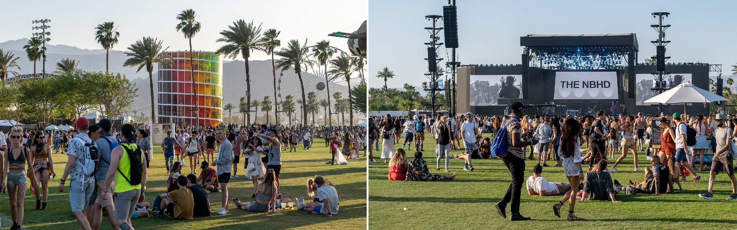 Crowd at Coachella Festival