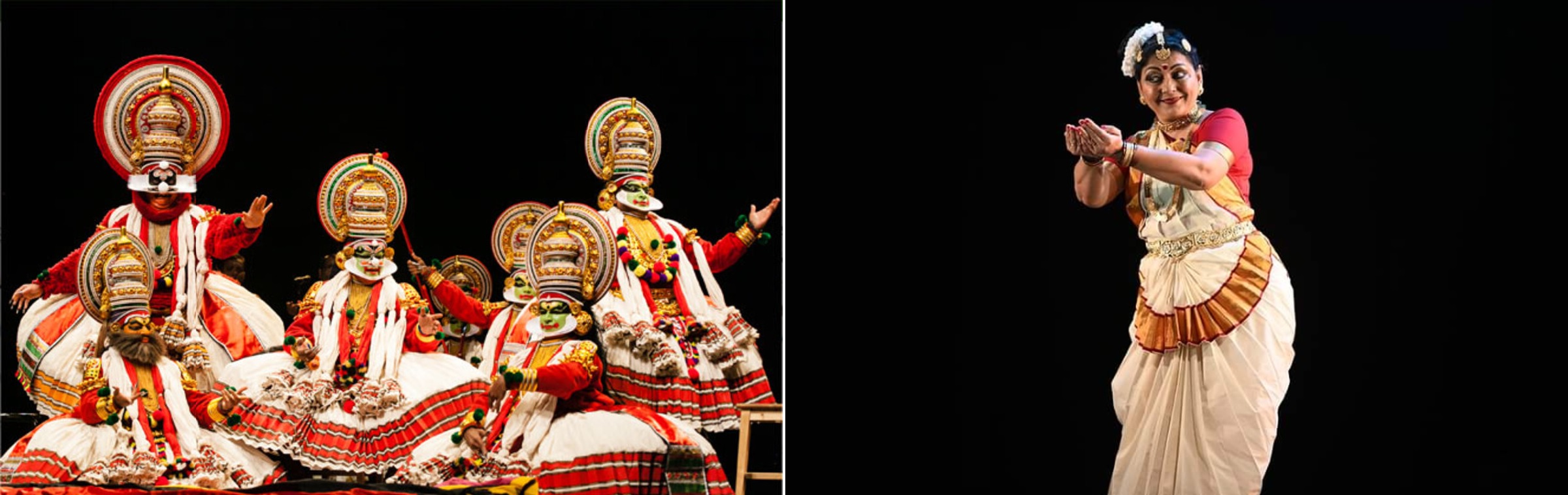 Kathakali and Mohiniyattam dance forms, Kerala