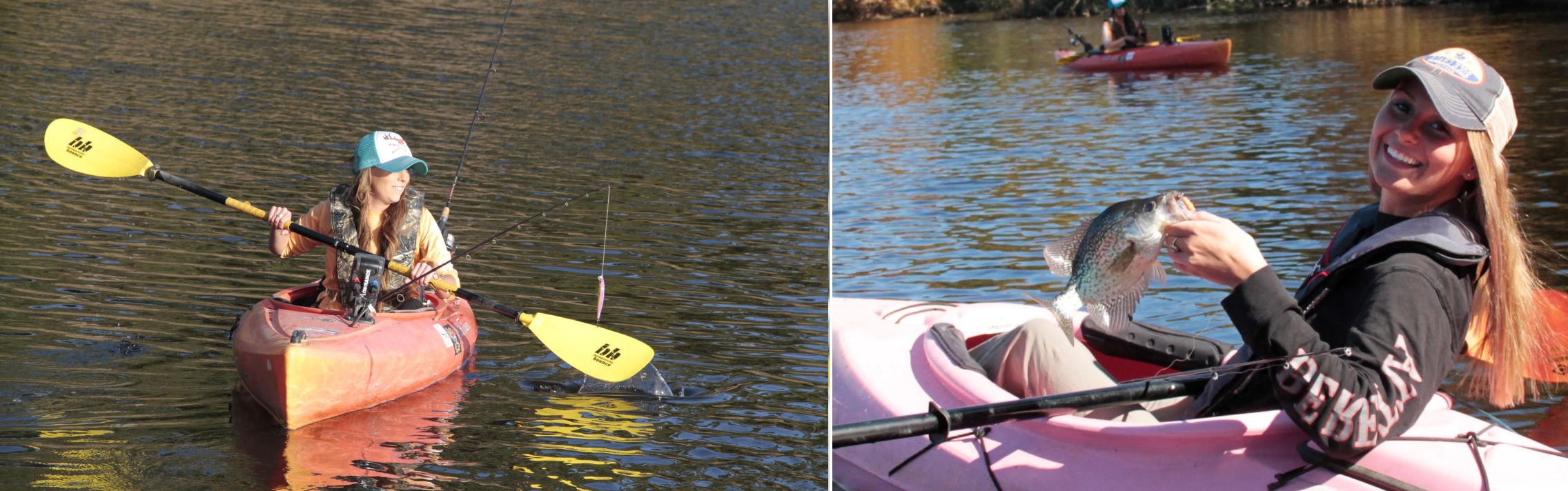 Kayaking and Fishing, Kansas