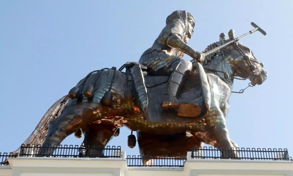 Marjing Polo Statue, Manipur