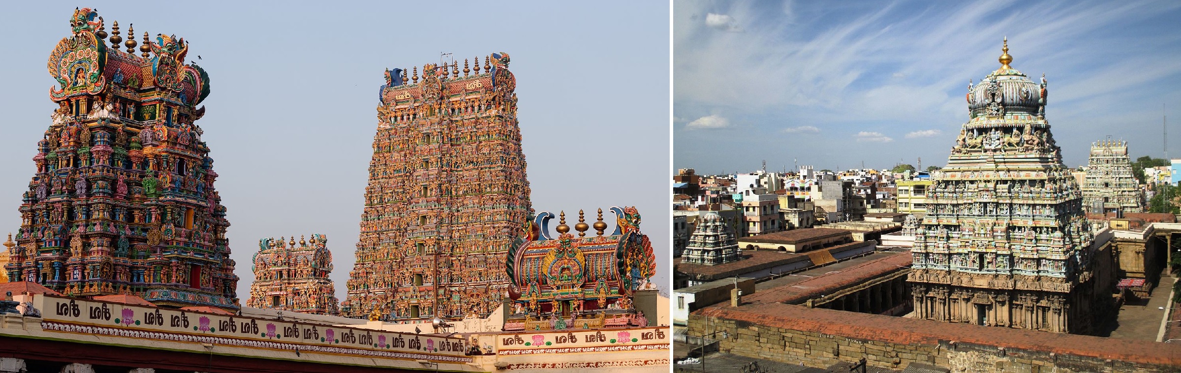 Meenakshi Amman Temple and Koodal Azhagar Temple