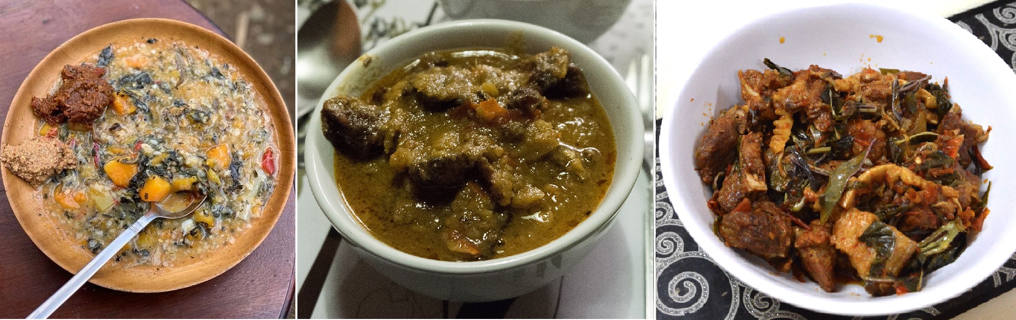 Galho, Smoked pork with akhuni and Pork with Bamboo Shoots, Nagaland