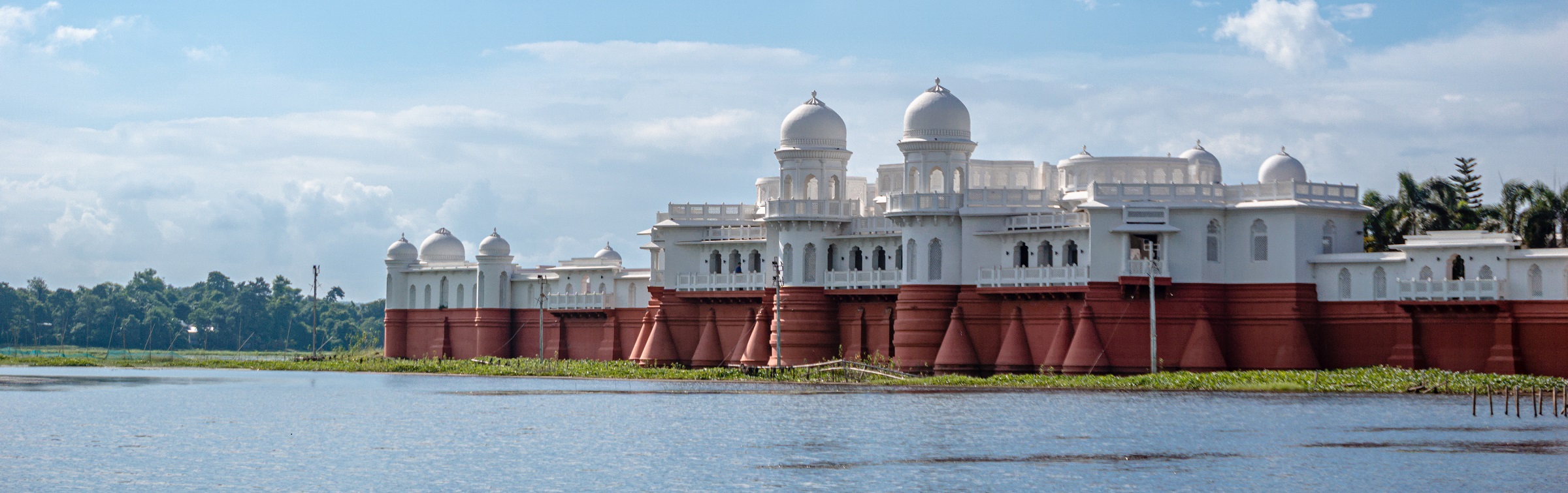 NeerMahal from Rudrasagar Lake, Tripura