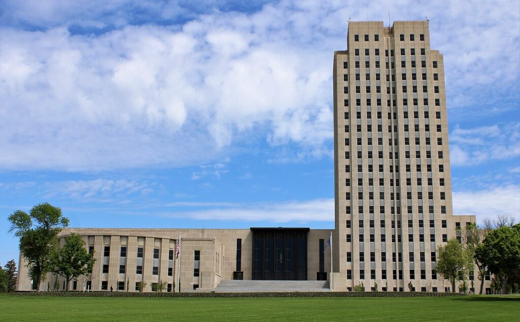 North Dakota State Capitol in Bismarck, North Dakota