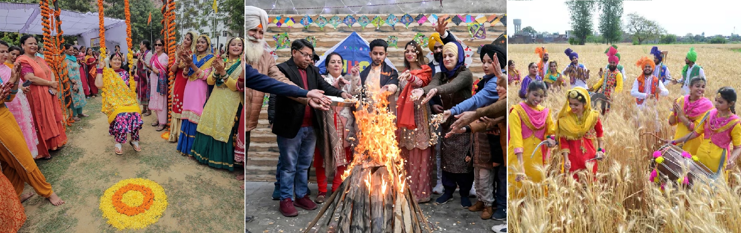 Teej, Lohri and Baisakhi, Haryana