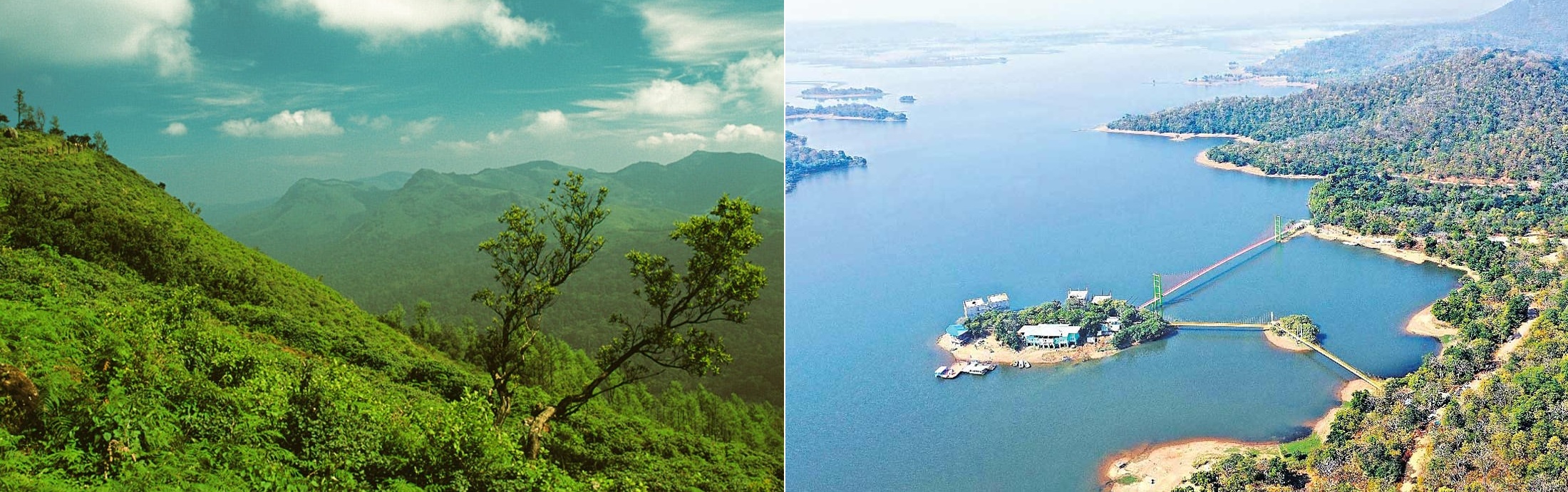 Anantgiri hills and Laknavaram lake, Telangana