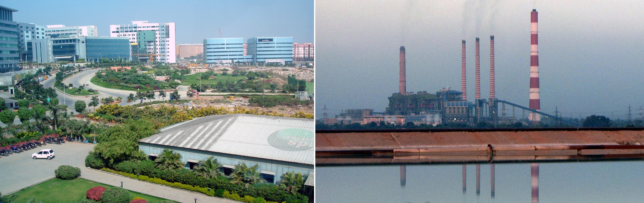 HITEC IT City and Ramagundam Super Thermal Power Station, Telangana