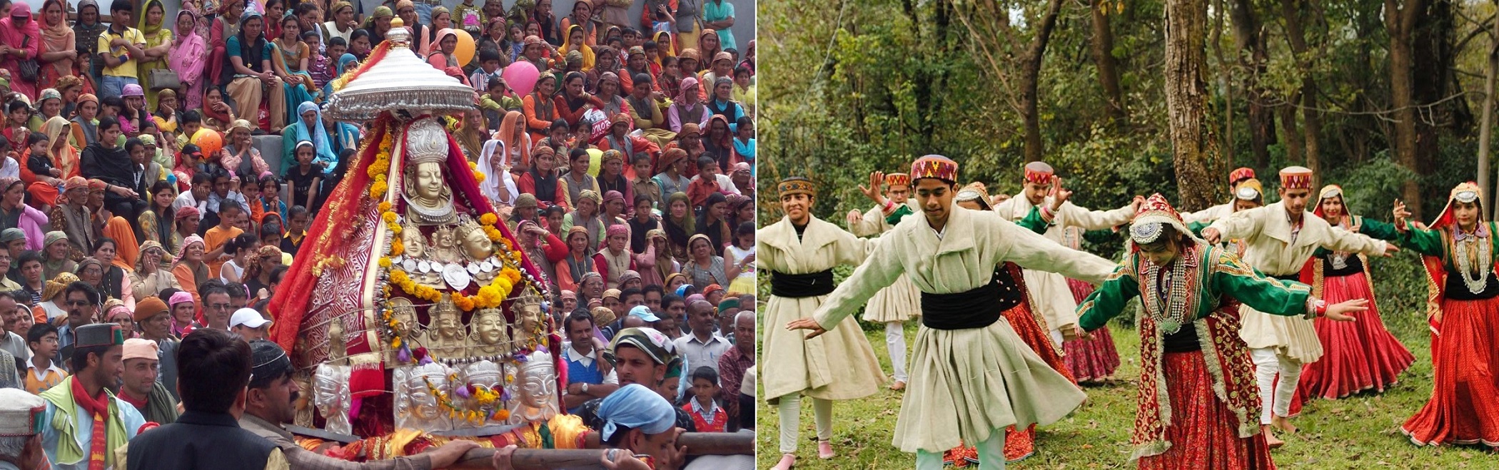 Kullu Dussehra and Traditional dance Nati, Himachal Pradesh