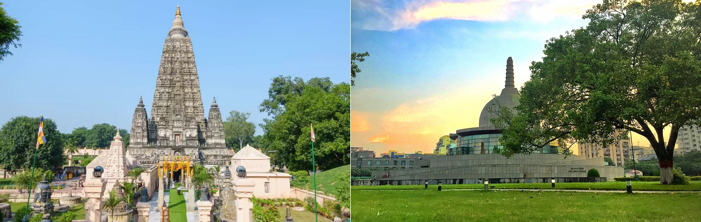 Mahabodhi Temple Bodh Gaya and Buddha Smriti Park, Bihar