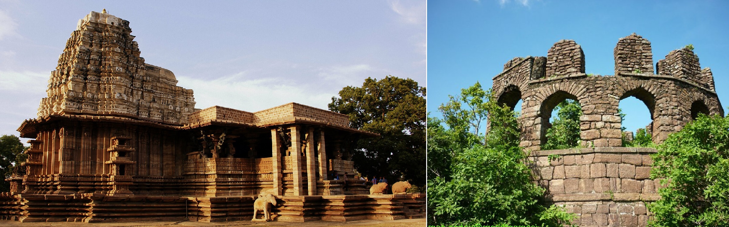 Ramappa or Rudreswara temple and Ramagiri Fort, Telangana