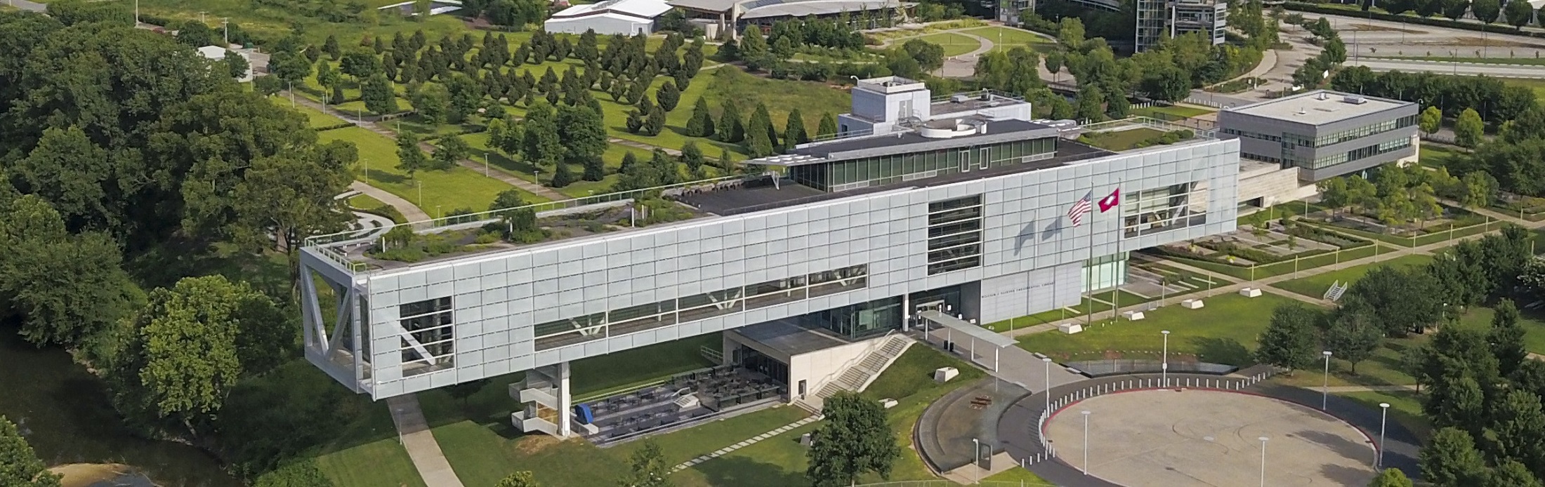 Clinton Presidential Center in Little Rock, Arkansas