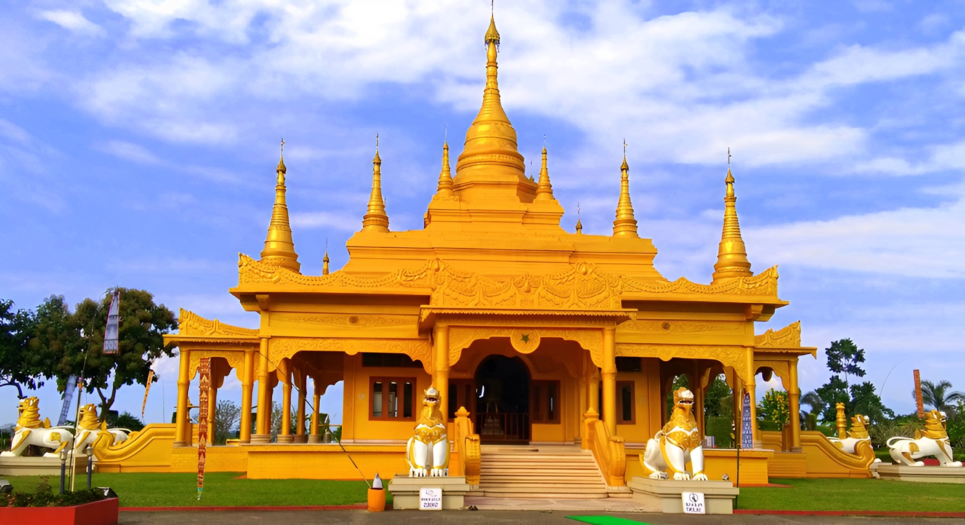 Golden Pagoda at Namsai, Arunachal Pradesh