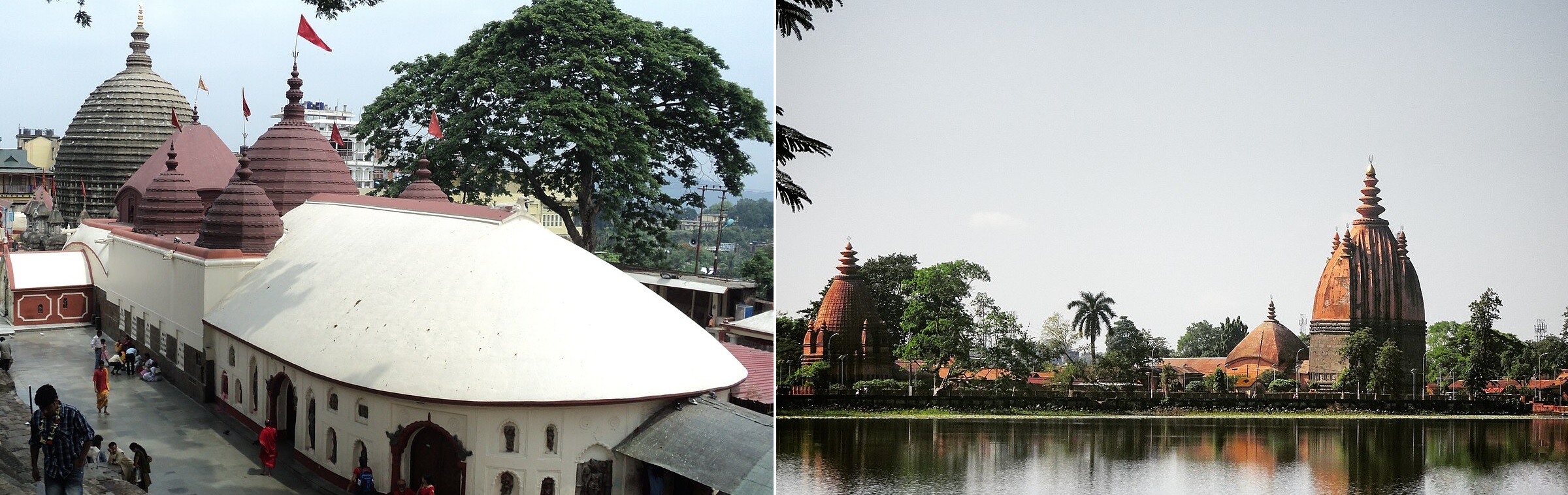 Kamakhya Temple Guwahati and Siva dol Sivasagar, Assam