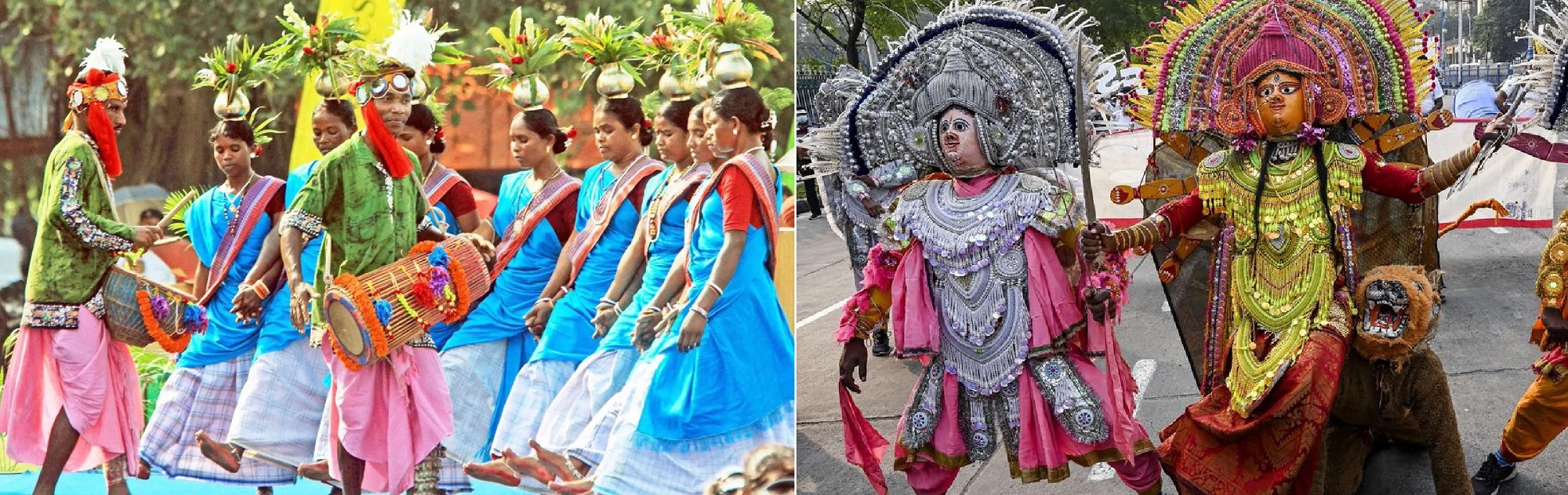 Sarhul harvest festival and Chhau dance, Jharkhand