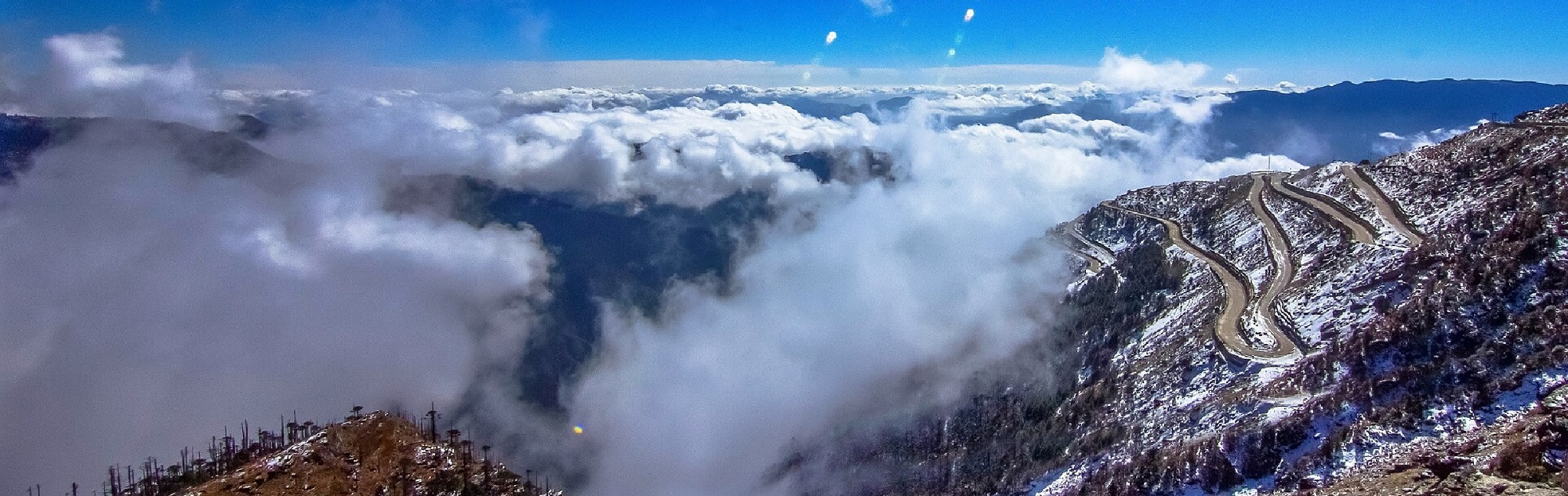 Sela Pass between the Tawang and West Kameng Districts, Arunachal Pradesh