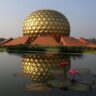 Matrimandir (the Golden globe), Auroville, Pondicherry