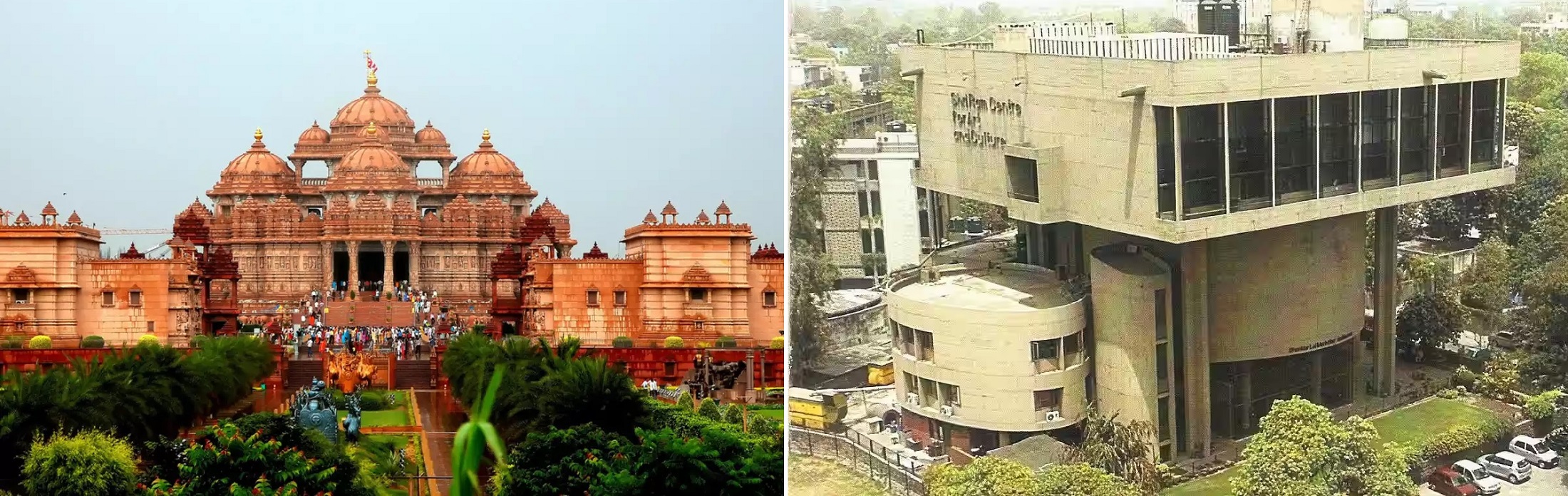 Swaminarayan Akshardham Temple and Shri Ram Centre for Performing Arts, Delhi