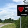 Virginia Welcome Sign